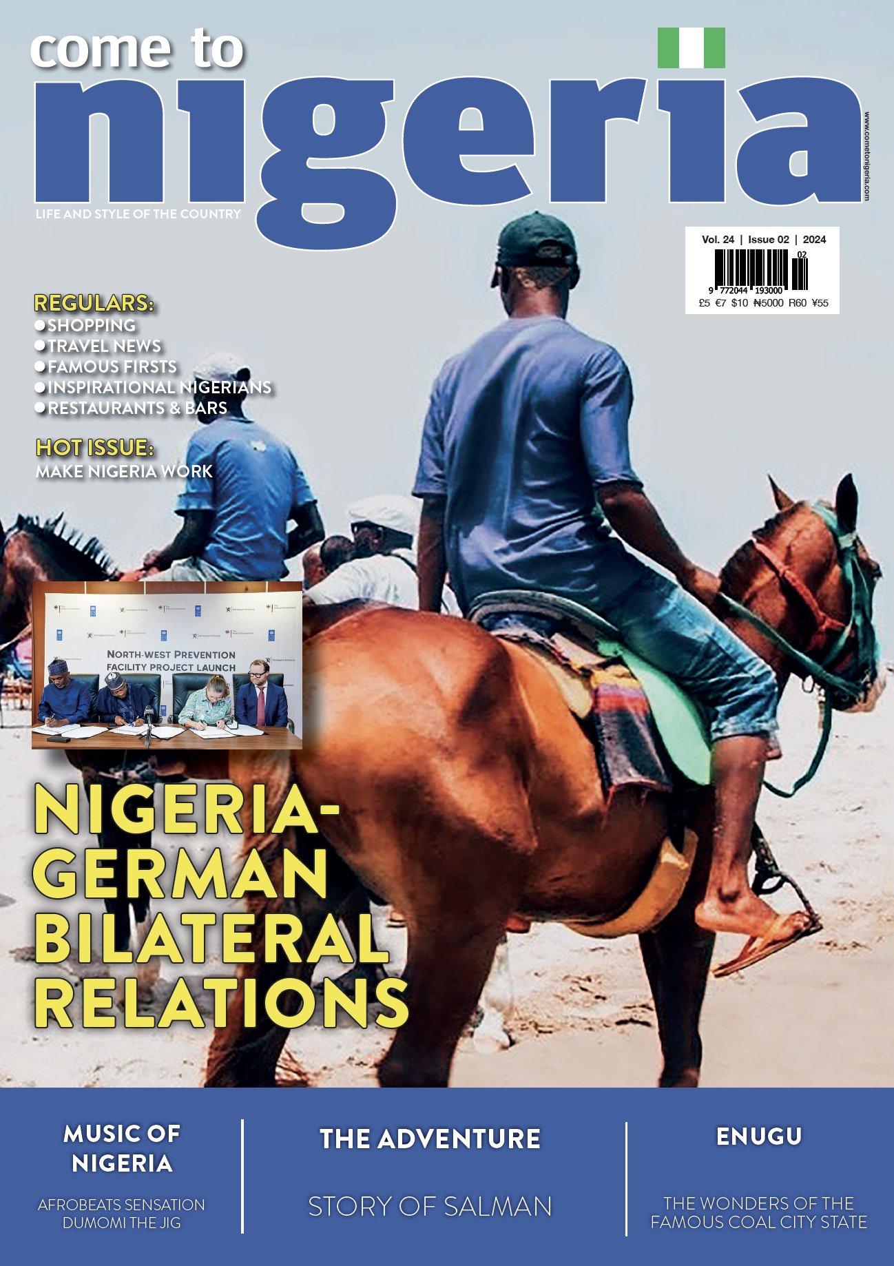 24th Edition of ComeToNigeria Magazine Out